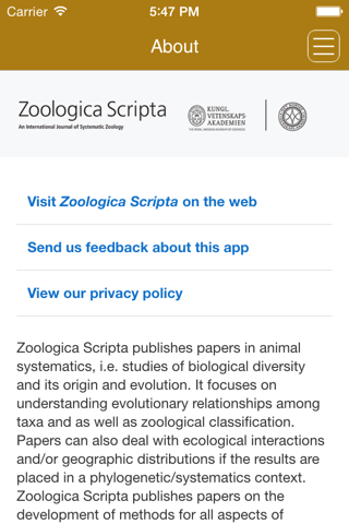 Zoologica Scripta screenshot 4