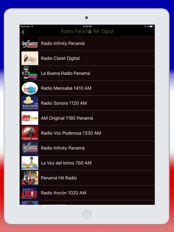 Radios de Panamá Online FM & AM - Emisoras en Vivo screenshot 2