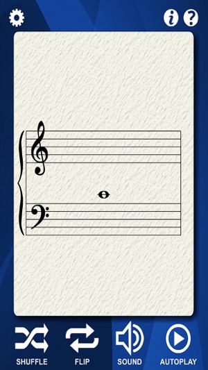 Piano Notes Flash Cards