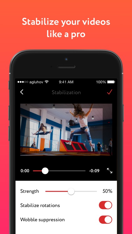 Deshake - Video stabilization