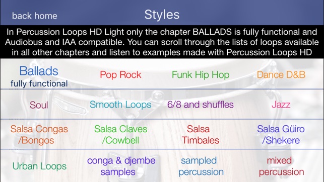 Percussion Loops HD Light(圖1)-速報App