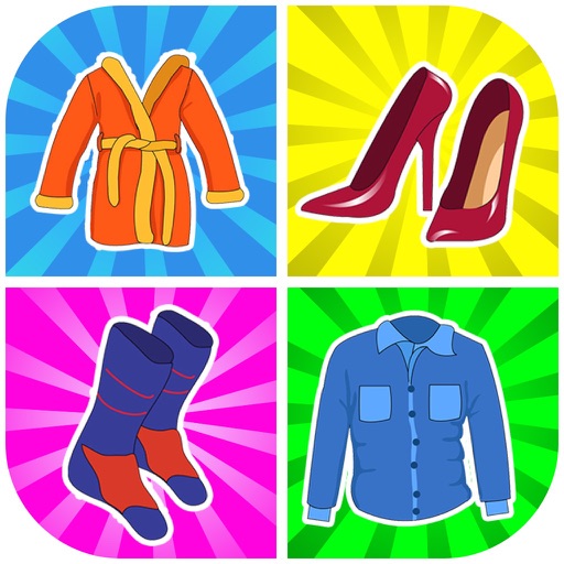 Matching Pairs Clothes-Flashcard Game For Toddlers icon