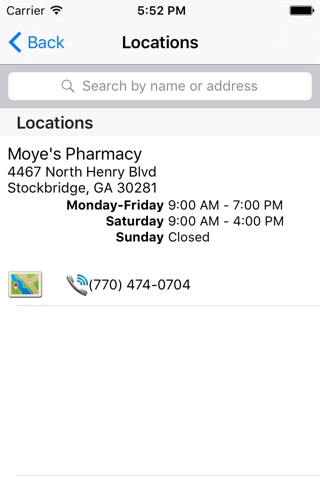 Moye's Pharmacy screenshot 2