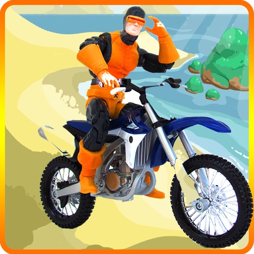 Mad Bike Rider : Motorcycle on Fury Ramps 3D Icon