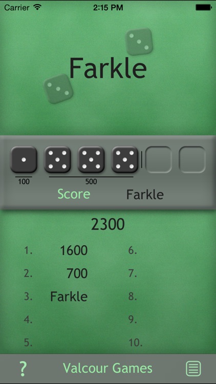 Farkle - slide to Roll screenshot-0