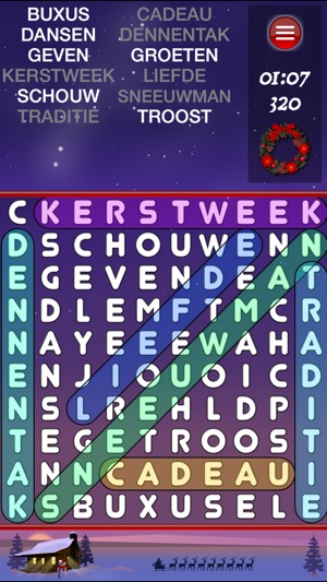 WordSearch Christmas (Dutch)(圖4)-速報App