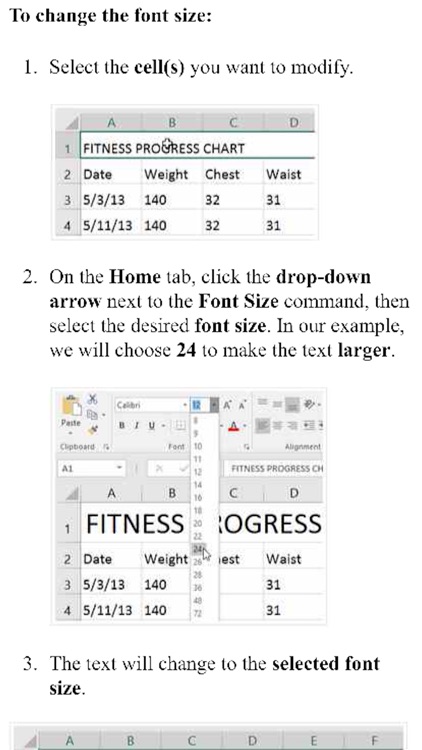 Tutorial for Microsoft Excel 2016 - Step by step to learn Excel