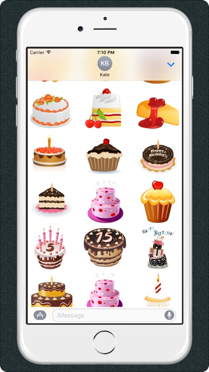 Birthday Emoji Stickers For iMessage App screenshot-3