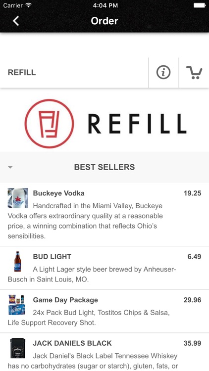 Refill: On Demand Delivery