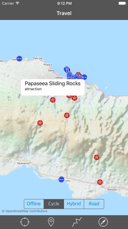 SAMOA (UPOLU & SAVAI'I) ISLANDS – GPS Navigator