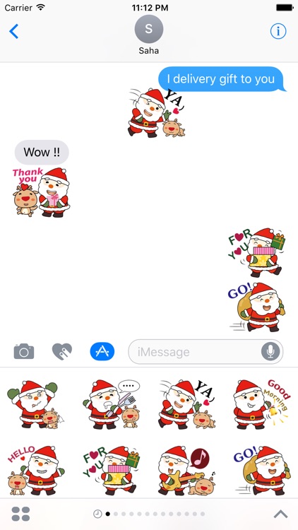 Merry Xmas Stickers for iMessage