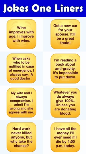 Jokes One Liners - Stickers Set 2