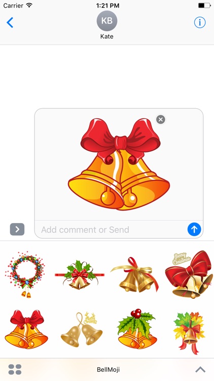 Christmas Jingle Bells Stickers