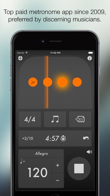 Tempo - Metronome with Setlists screenshot-0