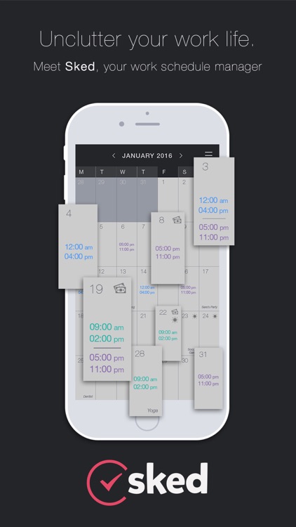 Sked: Work Shift Manager