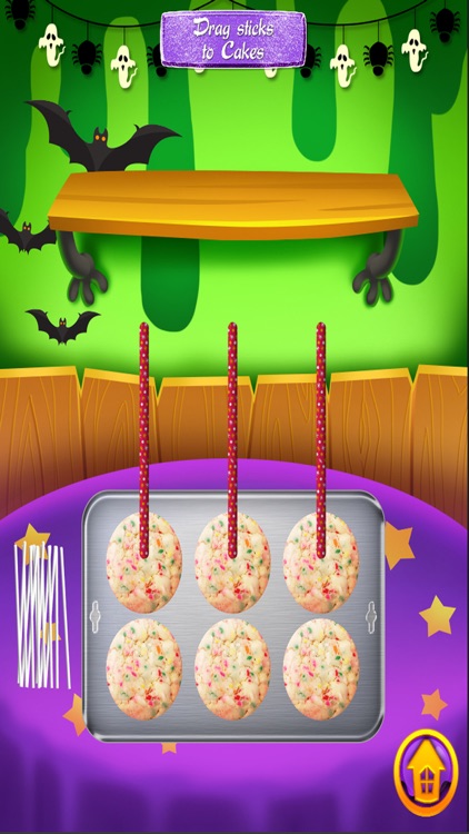 Halloween Cake Pops - Kids Dessert Food Games FREE screenshot-3