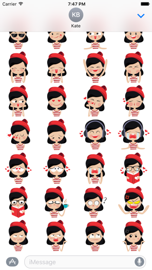 Little red hat - Fx Sticker(圖2)-速報App