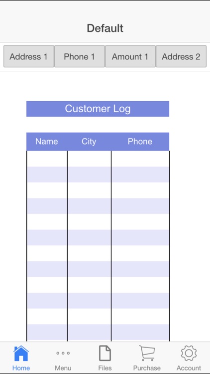 Customer Log