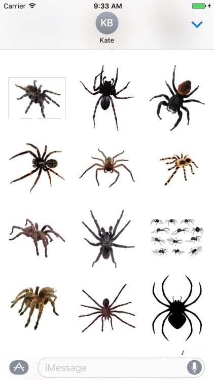 Spider Stickes for iMessage