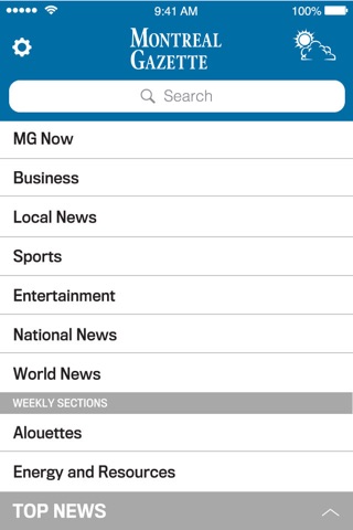 Montreal Gazette screenshot 4