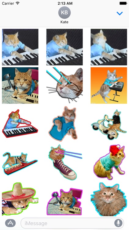 Keyboard Cat Stickers!