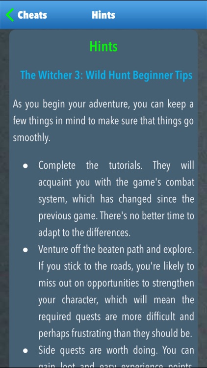 The Best Guide+Cheats For The Witcher 3: Wild Hunt screenshot-4