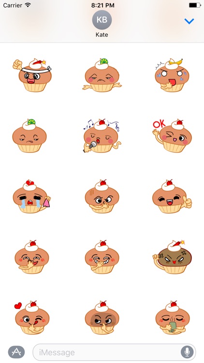 Creamy Cupcake Sticker