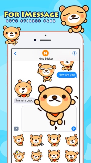 Fly Bear - Cute Stickers by NICE Sticker(圖3)-速報App