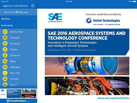 SAE Aerospace Systems and Technology Conference screenshot 3