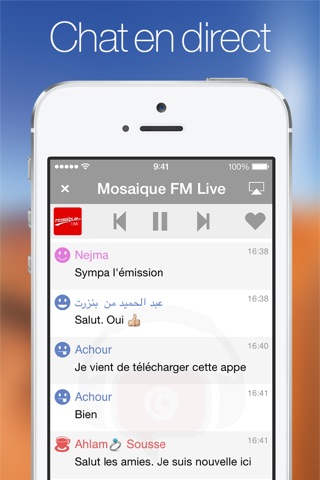 Tunisie Radio Chat screenshot 2