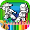Coloriages NINJA et Samurai FREE