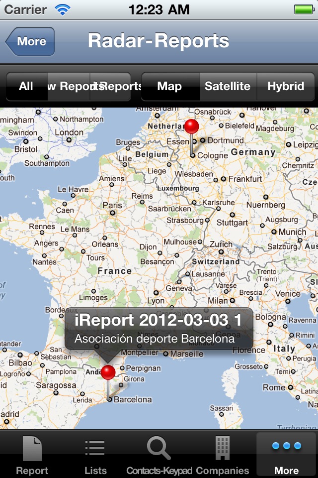 My Report screenshot 2