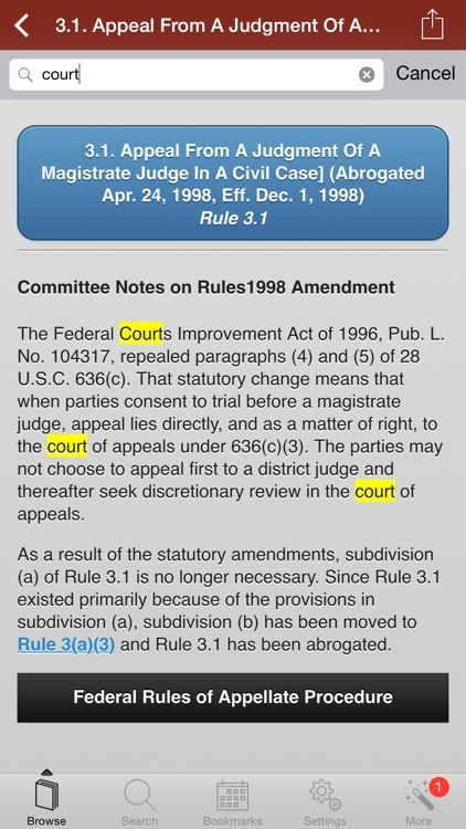 Federal Rules of Appellate Procedure Guide (FRAP)