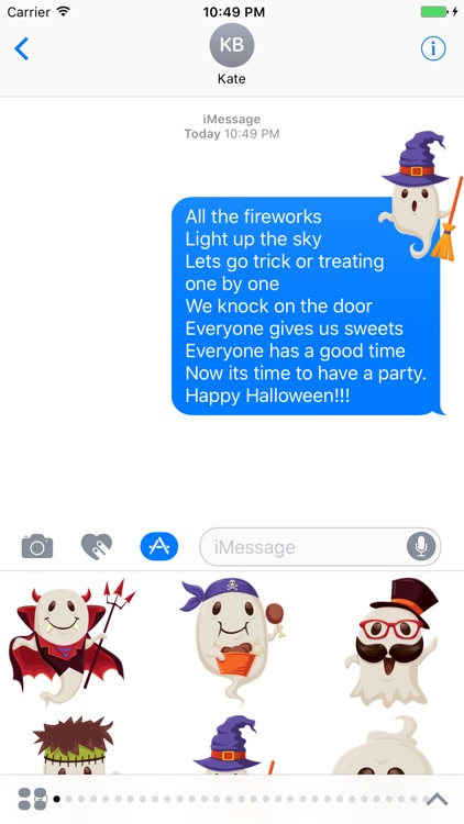 Crazy Halloween Sticker for iMessage #13