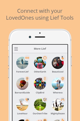 Lief App - Be social...in a private way screenshot 3