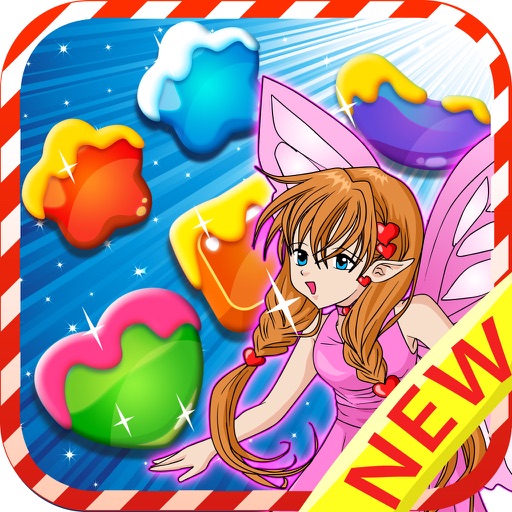 Ice princess - Christmas candy on frozen free fall icon