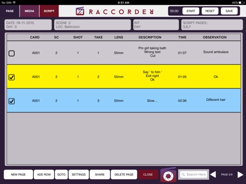 Raccorder screenshot 3