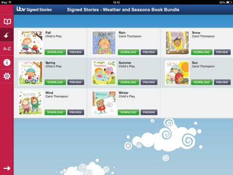 Signed Stories - Weather and Seasons Book Bundle screenshot 3
