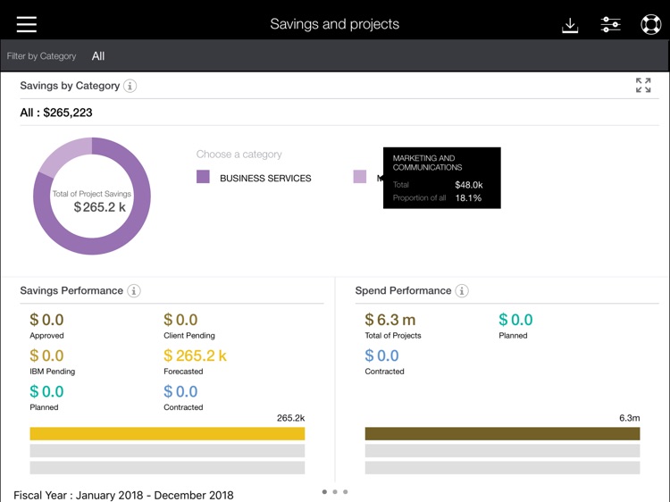 IBM Procurement Insights Dashboards screenshot-3