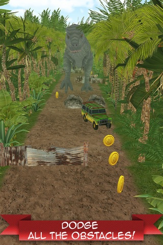 T-Rex Escape - Dinosaur Jurassic Run screenshot 4