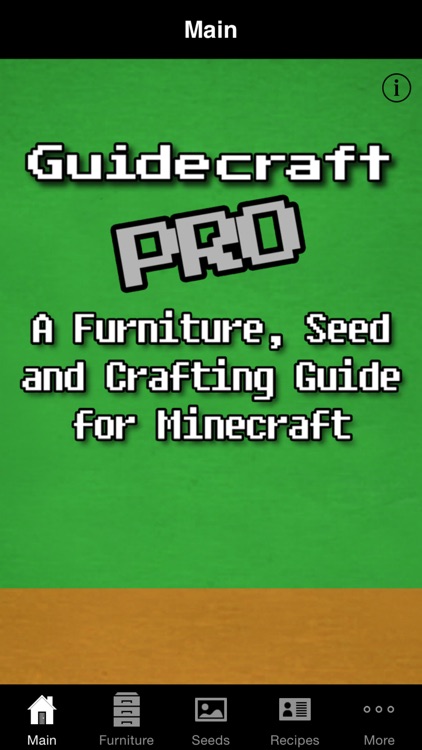 Guidecraft Pro - Furniture, Seeds.. for Minecraft screenshot-0