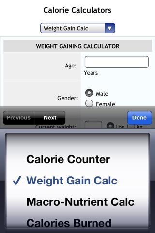 Calorie Calcs screenshot 4