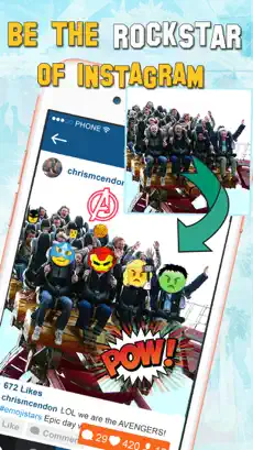 Captura 3 EmojiStars - Editor de foto iphone