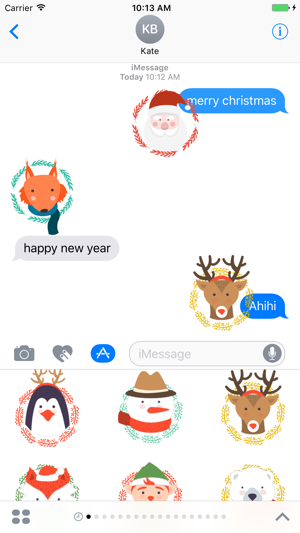 Funny face Christmas characters - Fx Sticker(圖1)-速報App