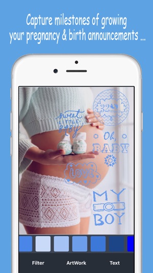 Baby Memories - Pregnancy & Baby milestone photos(圖3)-速報App