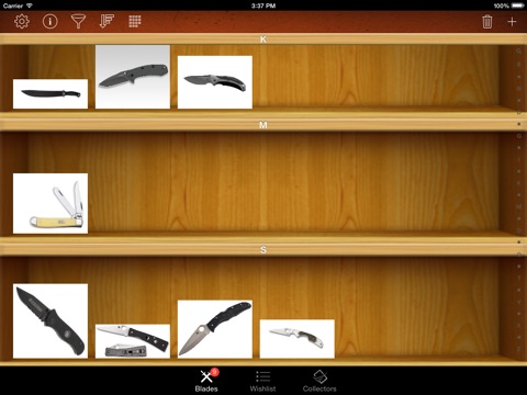 Knives and Swords Collector for iPad screenshot 3