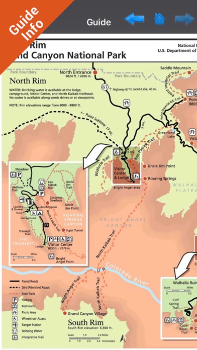 Grand Canyon National Park - GPS Map Navigator screenshot 4