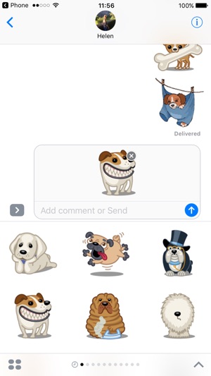 Dog Emoji Animated Sticker Pack for iMessage(圖2)-速報App