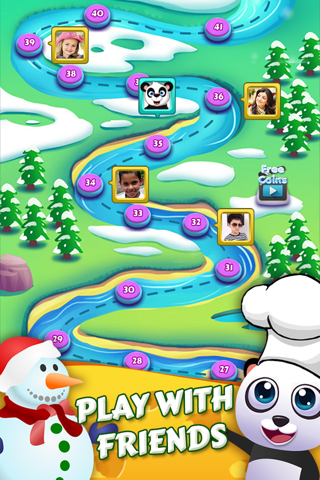 Panda Kitchen Story - Cookie Smash Match 3 screenshot 4