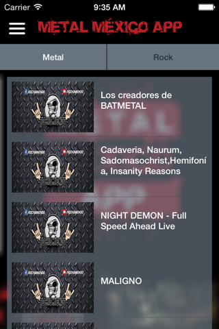 Metal México App screenshot 3
